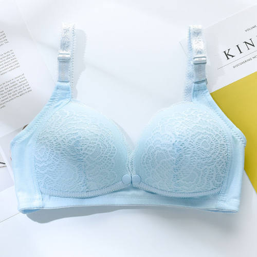 无钢圈哺乳文胸前开扣式