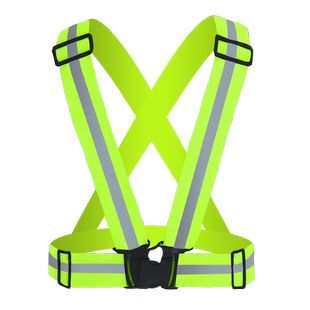 冀奥达反光背心高亮织带夜晚反光安全背带弹力反光衣骑行夜跑反光