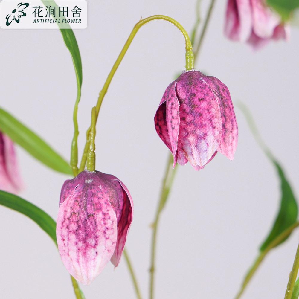 仿真花花格贝母花朵假花