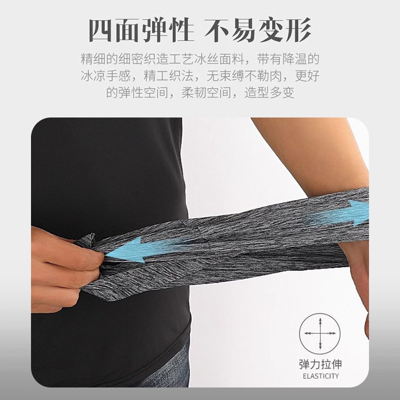 冰丝魔术头巾男女自行车三角巾骑行面罩装备户外运动防晒面巾遮阳