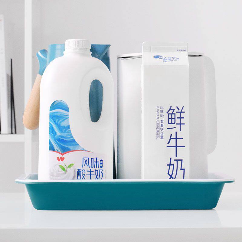 茶花茶盘简约茶具家用双层沥水塑料茶托盘泡功夫茶水杯托盘茶几盘