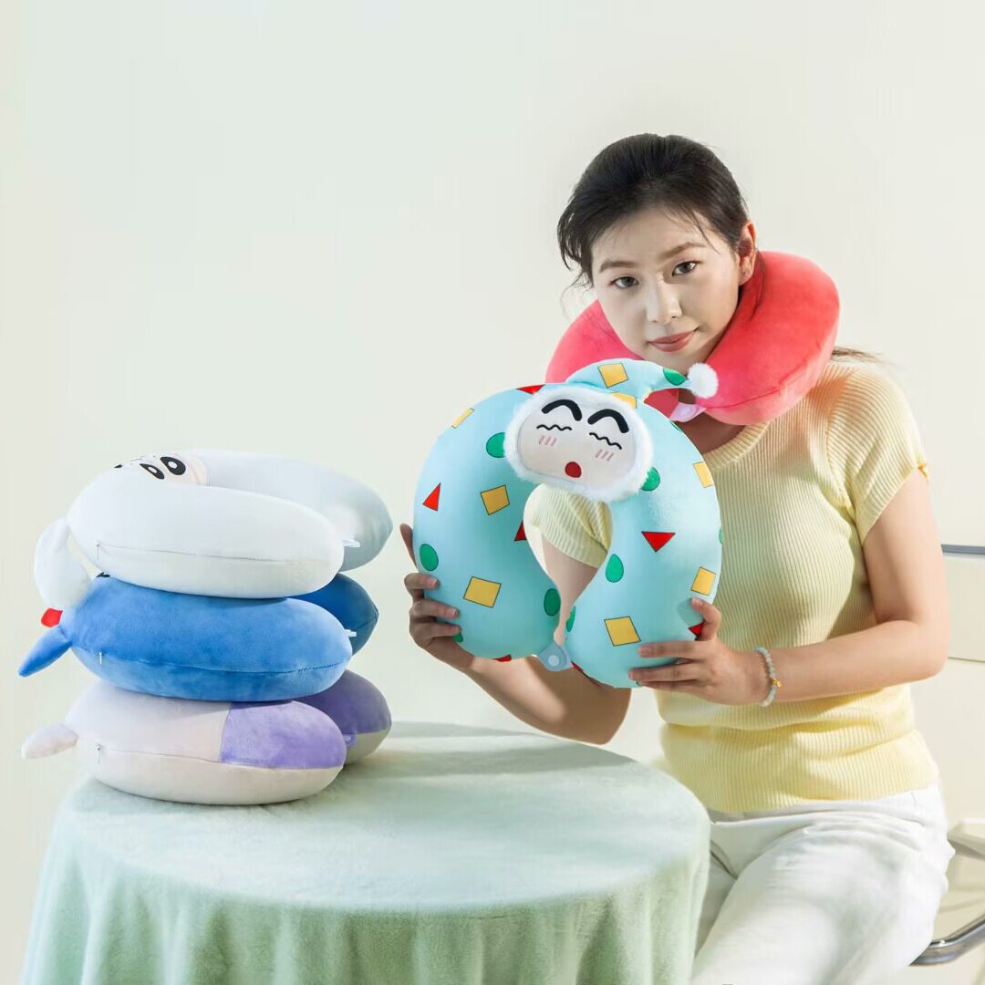 卡通记忆棉u型枕旅行颈枕脖子靠枕办公室护颈枕午睡枕慢回弹头枕