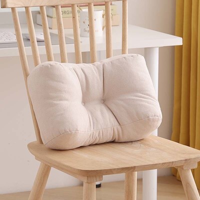 办公室加厚多功能靠垫久坐护腰神器孕妇亚麻座椅垫子午睡枕头新款