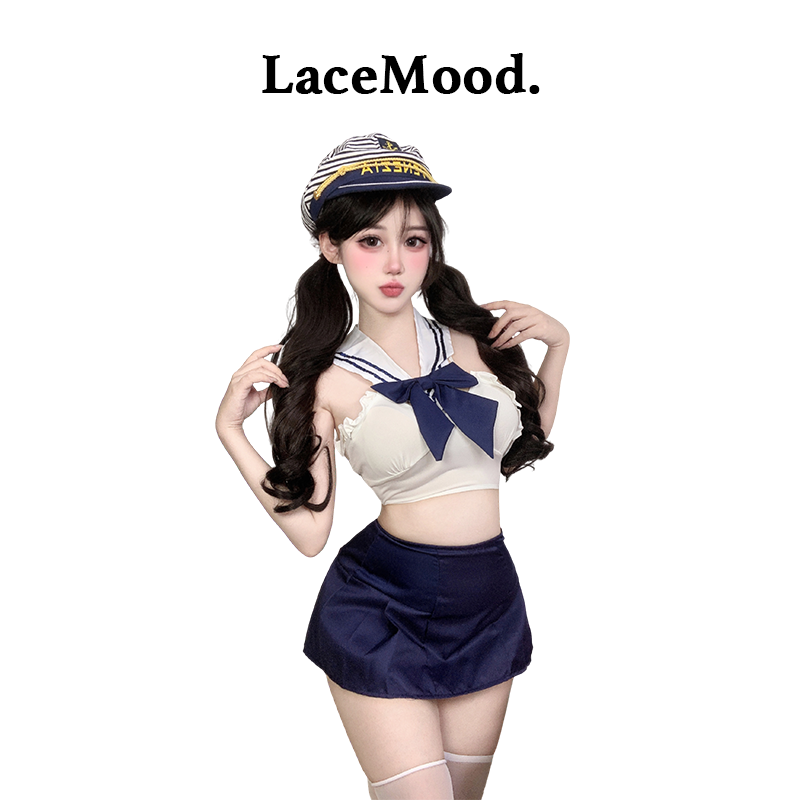 LaceMood：性感睡裙学院风jk制服水手服套装战袍情趣qqny纯欲内衣