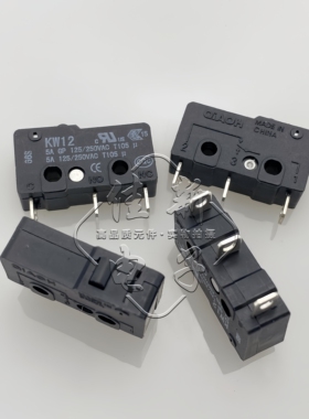 QIAOH银触点KW12-2Z行程限位UL认证按键微动开关3脚5A250VAC