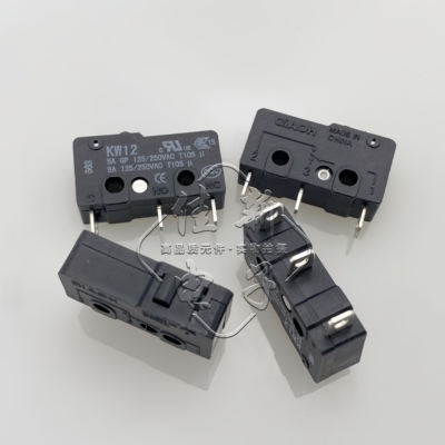 QIAOH银触点KW12-2Z行程限位UL认证按键微动开关3脚5A250VAC