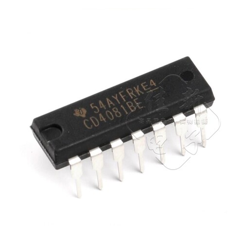 原装正品 直插 CD4081BE DIP-14 逻辑芯片 四2输入端与门