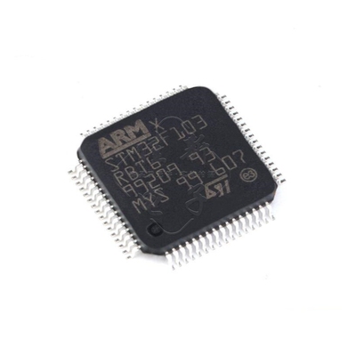 原装正品 M32F103RBT6 LQFP-64 ARM Cortex-M3 32位微控制器MCU