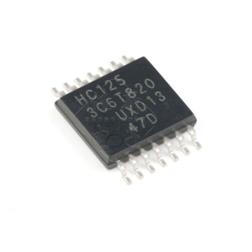原装正品74HC125PW,118 TSSOP-14三态输出的四路缓冲器线路驱动器