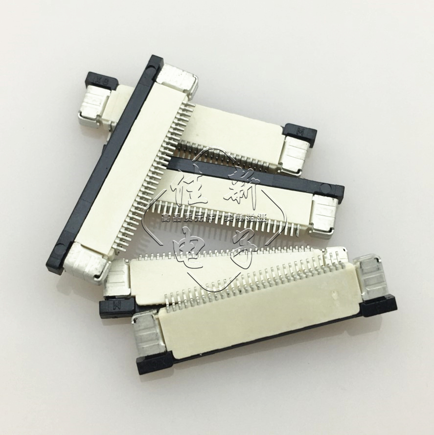 FPC/FFC软排线插座 连接器0.5mm上接抽屉式30P扁平电缆线插座编带