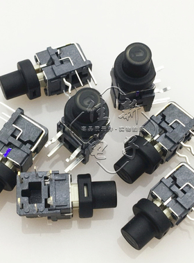 带LED灯轻触开关 TLLA-72蓝灯按键 弯脚7*7*16.8mm侧插自复位6脚