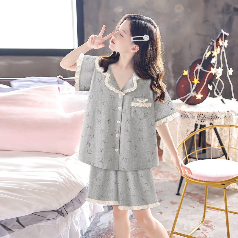 2026新款女童睡衣夏季纯