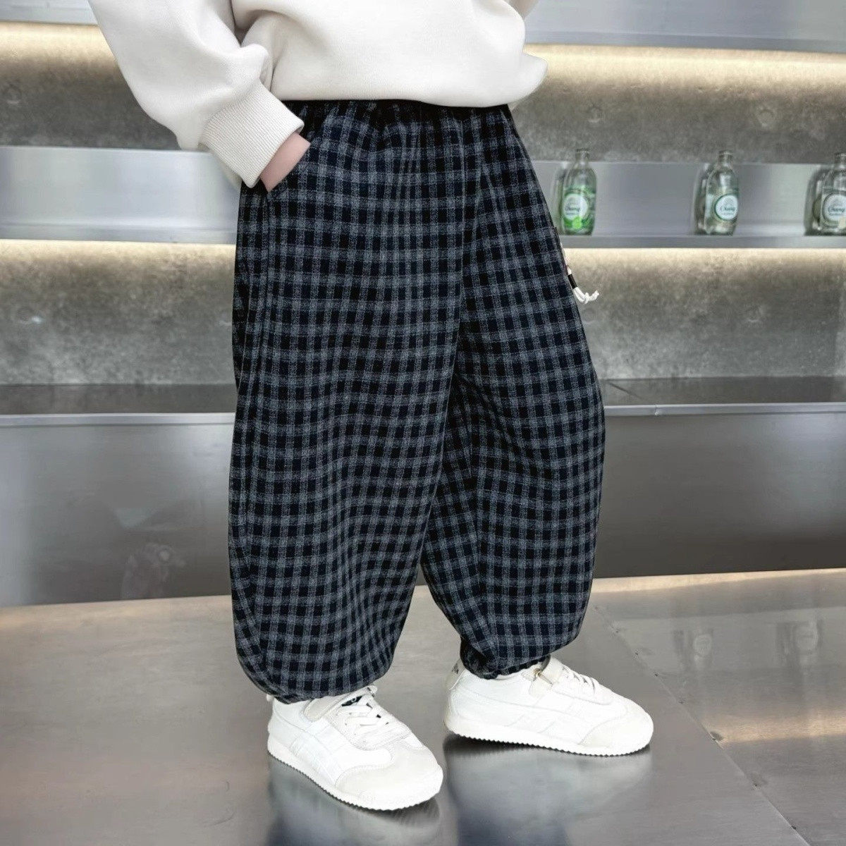 男童春秋新款裤子2026洋