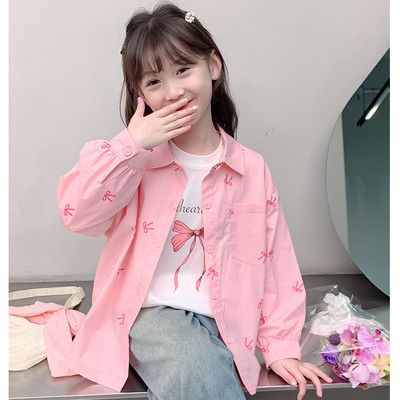 女童秋装外套2026新款薄
