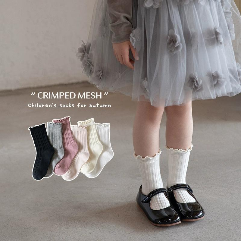 女童袜子春季薄款纯棉儿