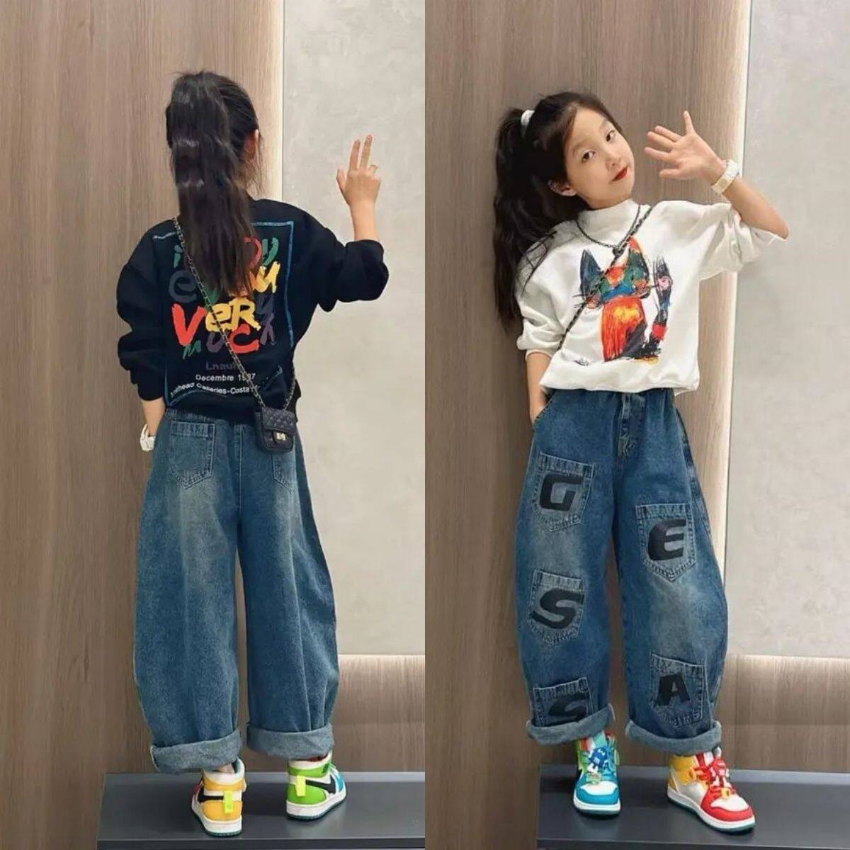 女童秋季套装新款洋气儿