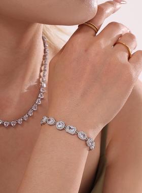 摩天轮ins英国小众设计5A锆石满