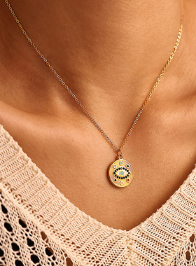 摩天轮欧美时尚砝码彩釉恶魔之眼