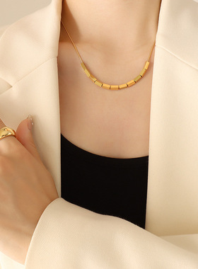 新款韩系ins夏季几何型方块吊坠