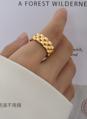 marka欧美夸张冷淡ins风粗表带ri