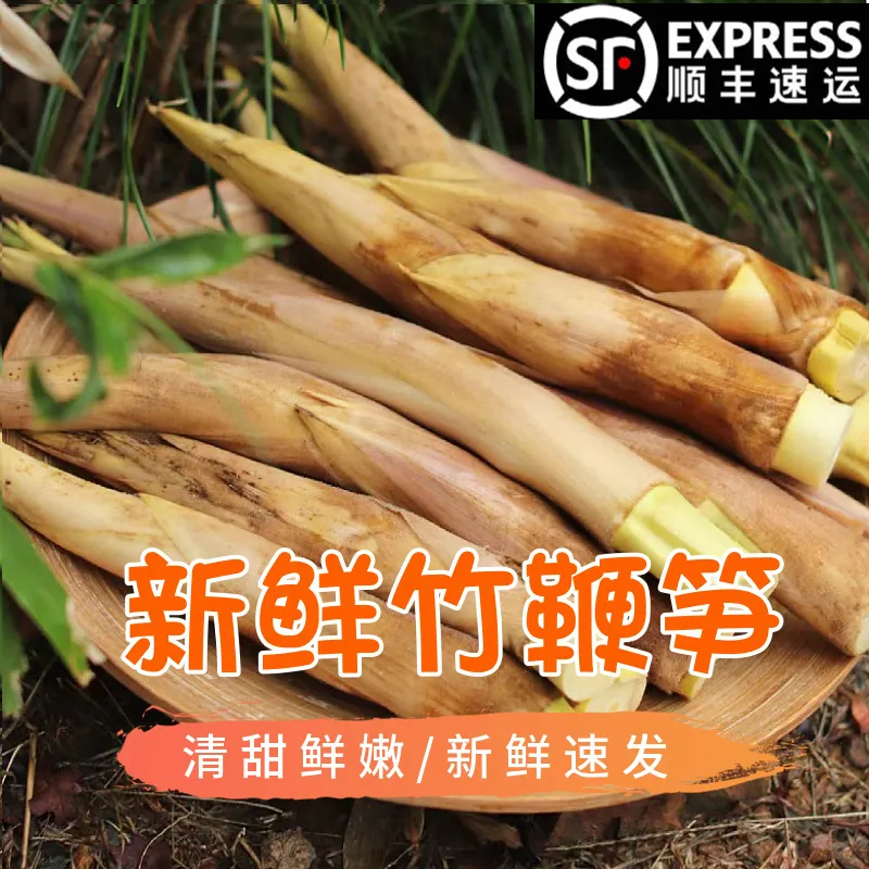 宜兴新鲜鞭笋肉黄泥竹笋鞭