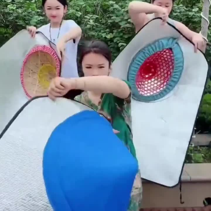 雨伞帽子头戴式成人阳户