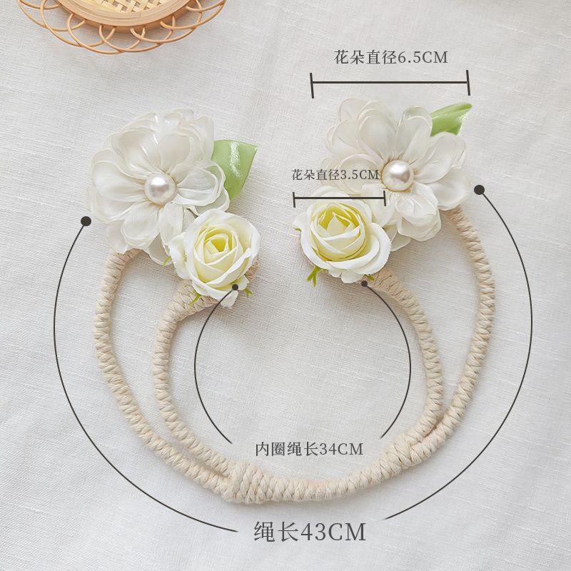 结婚窗帘扣绑带可弯曲收