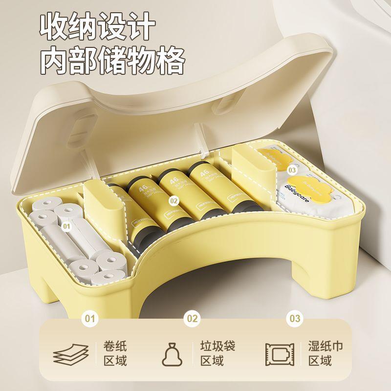 马桶脚蹬家用卫生间脚踏凳塑料凳小凳子厕所垫脚凳坑垫儿童踩脚凳