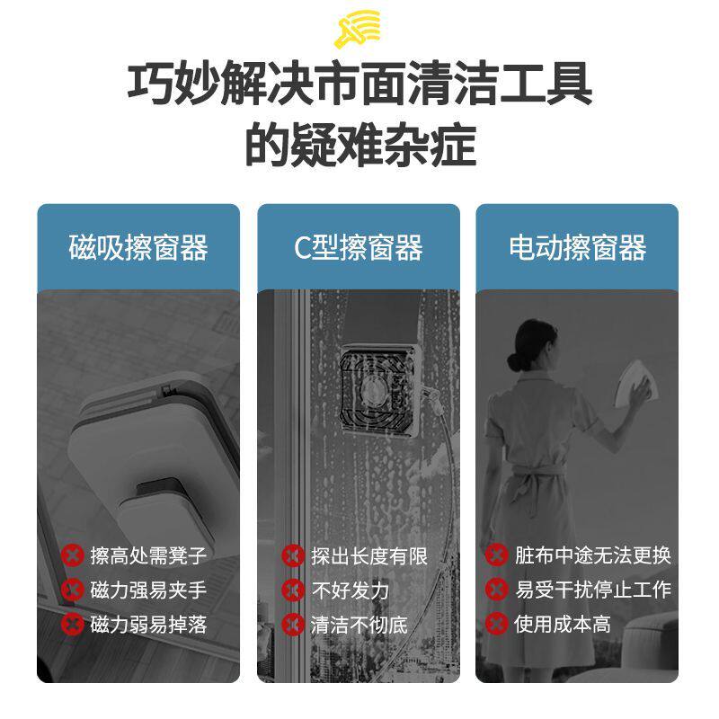 擦玻璃神器家用高层新款