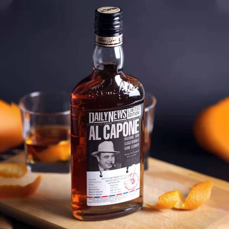 阿尔卡彭(alcapone)乌克兰进口威士忌高度数洋酒 原味500ml/瓶