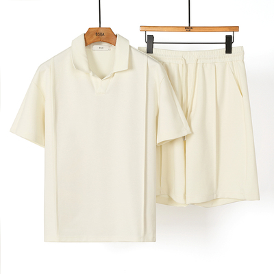 BSIJA夏季男短袖POLO套装两件套