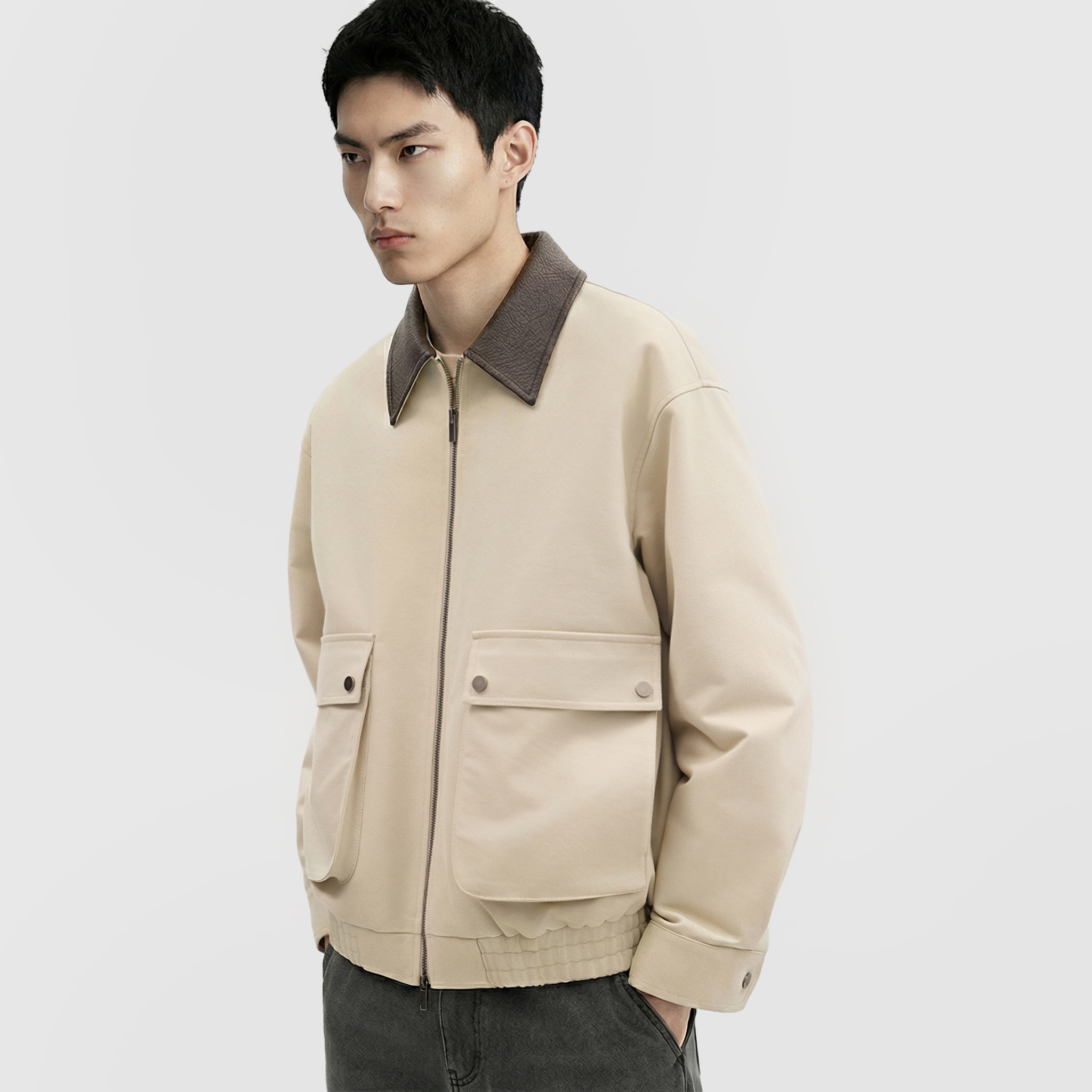 BSIJA羽绒服男款冬季潮牌夹克