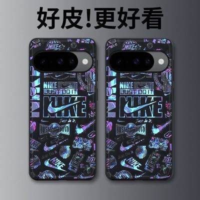 霓虹潮牌适用谷歌Pixel10手机壳皮纹Pixel9pro个性Pixel10proXL潮牌Pixel7皮革Pixel8pro/7pro/6a/8a保护套