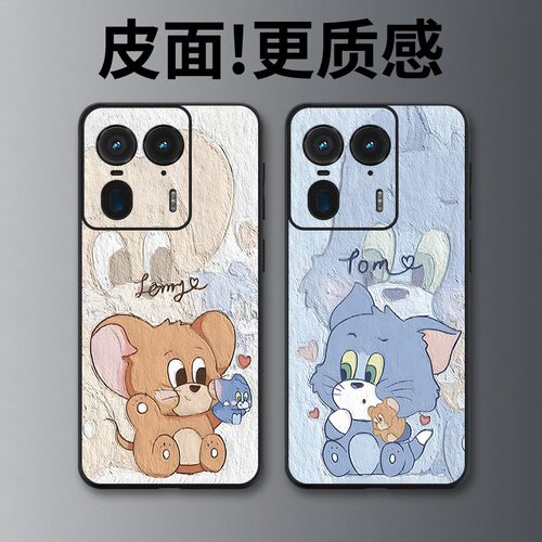杰瑞油画适用摩托罗拉X50Ultra手机壳高级皮革纹Edge60Pro个性X70Air潮牌X30Pro全包S30防摔moto 60S保护套