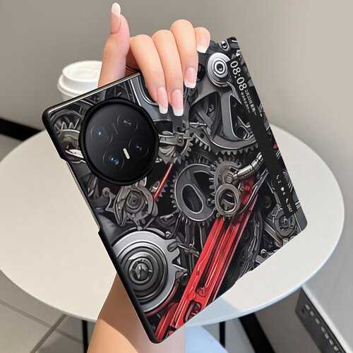 机械迷城适用荣耀MagicV6手机壳翻盖皮套MagicV5折叠屏MagicV3智能视窗MagicVs3磁吸V2全包MagicVs2保护套