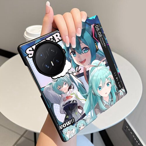 蓝色歌姬适用荣耀MagicV6手机壳翻盖皮套MagicV5折叠屏MagicV3智能视窗MagicVs3磁吸V2全包MagicVs2保护套