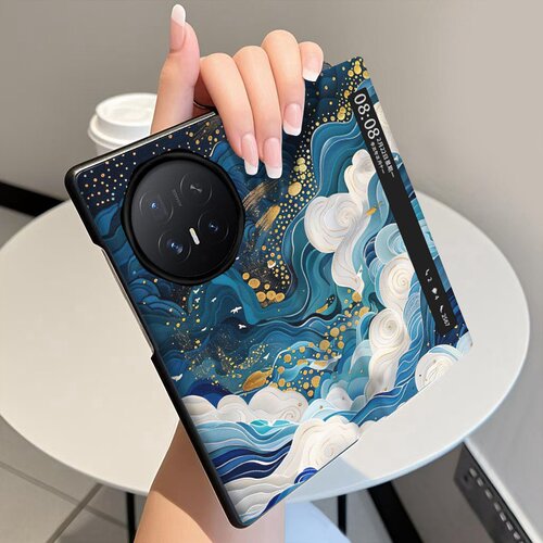 青云逐浪适用荣耀MagicV6手机壳翻盖皮套MagicV5折叠屏MagicV3智能视窗MagicVs3磁吸V2全包MagicVs2保护套