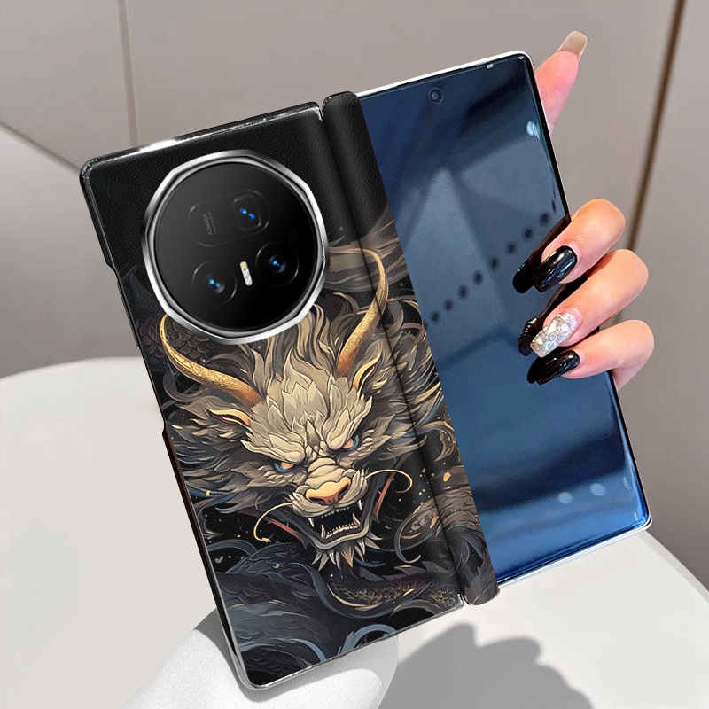 怒龙咆哮适用荣耀MagicV5手机壳磁吸中轴MagicV3全包铰链MagicVs3折叠屏MagicV2高级电镀Vs2超薄防摔保护套