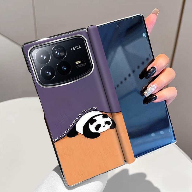 小潘达适用小米MixFold4手机壳磁吸全包中轴铰链Mix Fold4折叠屏电镀手机套Fold4个性高级超薄防摔保护套