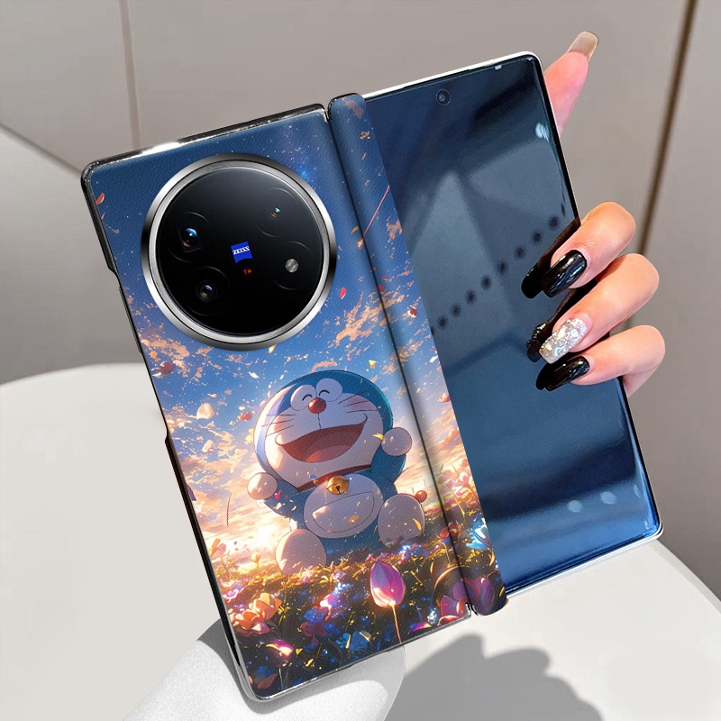 星空哆啦适用vivoXFold5手机壳磁吸中轴XFold3全包铰链XFold3Pro折叠屏高级电镀vivo XFold3超薄防摔保护套