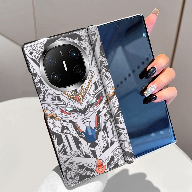 高达适用华为MateX6手机壳磁吸中轴全包铰链MateX5折叠屏电镀手机套MateX3典藏版高级感超薄防摔保护套