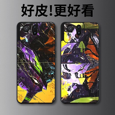 福音战士适用华硕ROG9手机壳皮革纹个性潮牌ROG9Pro游戏手机套高级感奢华皮套新款超薄镜头全包防摔保护套