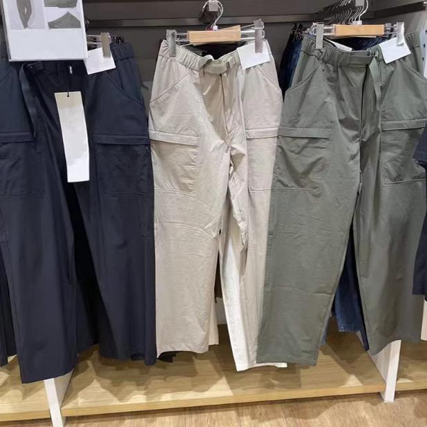 男情侣防泼水廓形机能腰带工装裤