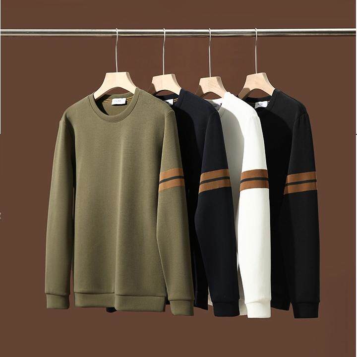 天丝云感空气层撞色织带卫衣