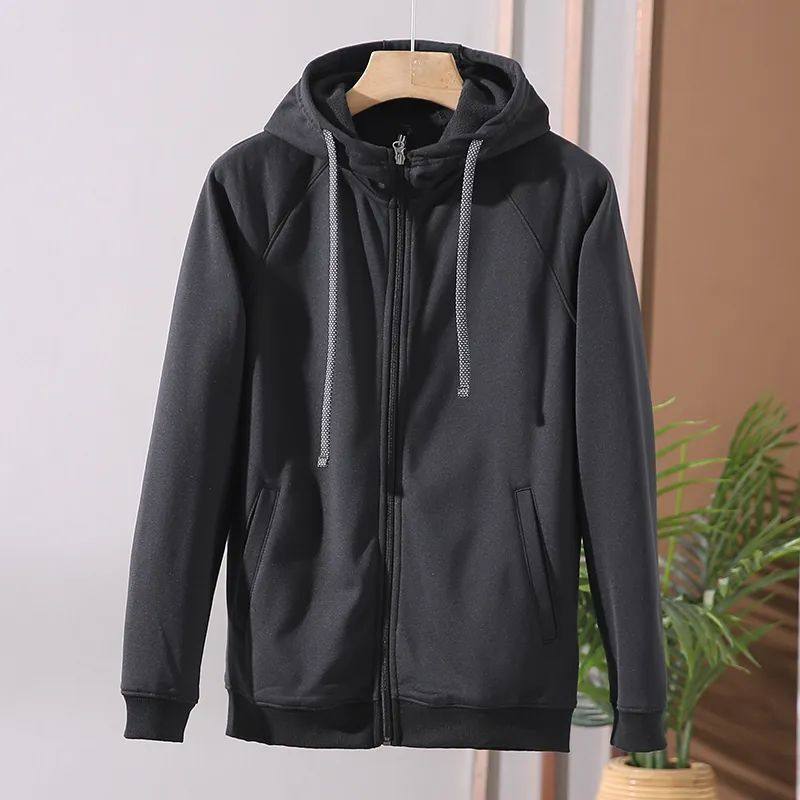 抓绒卫衣外套
