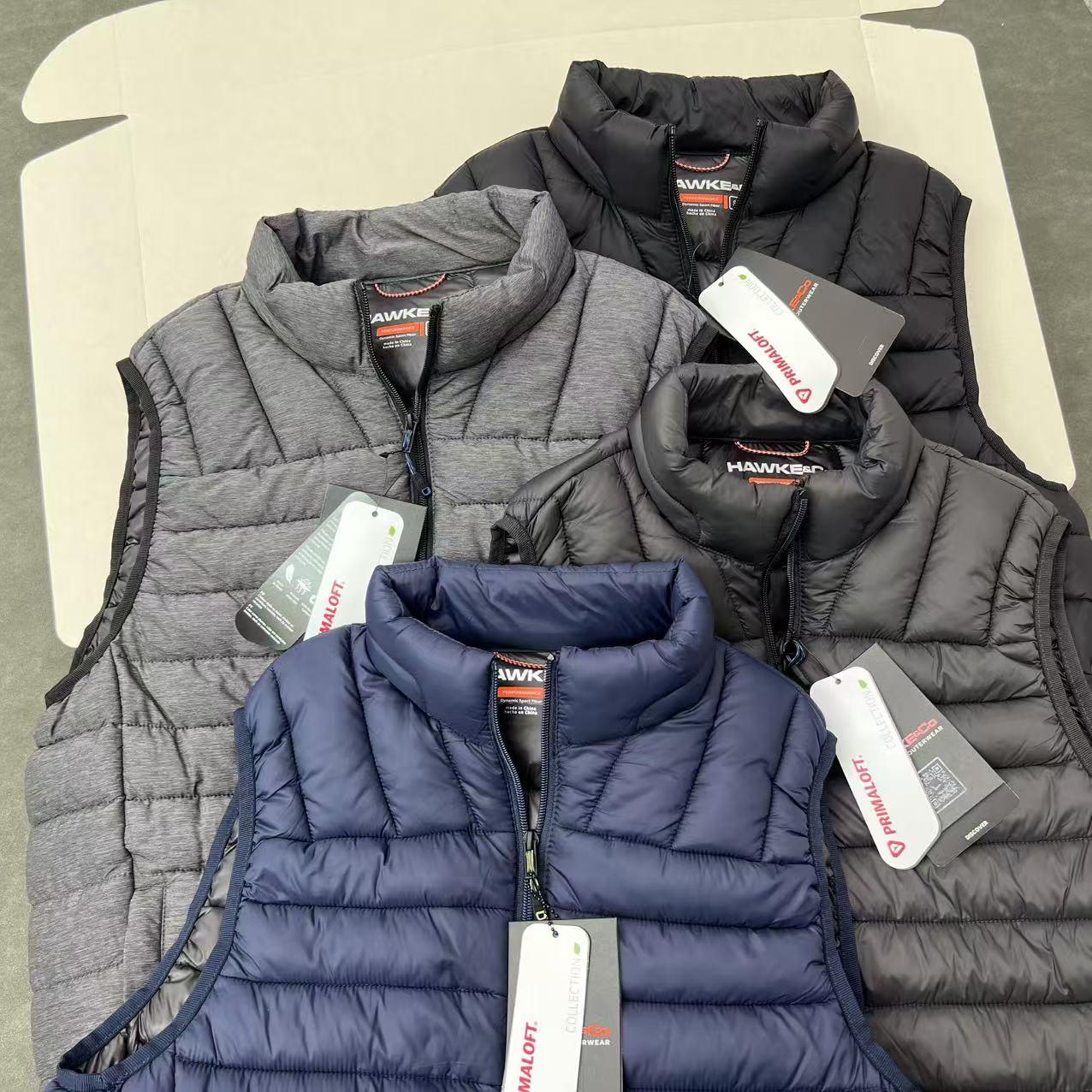 保暖男士秋冬拒水休闲立领棉马甲