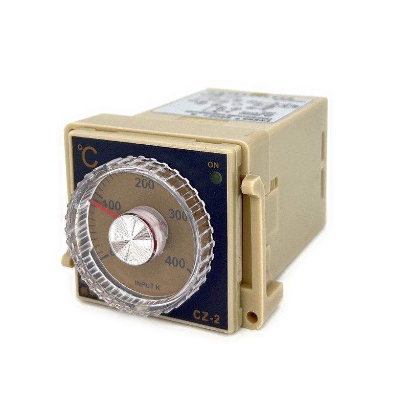 厂家指针式温控仪CZ-2(E5C2-R) K型220V 0-400度温度控制器调节表
