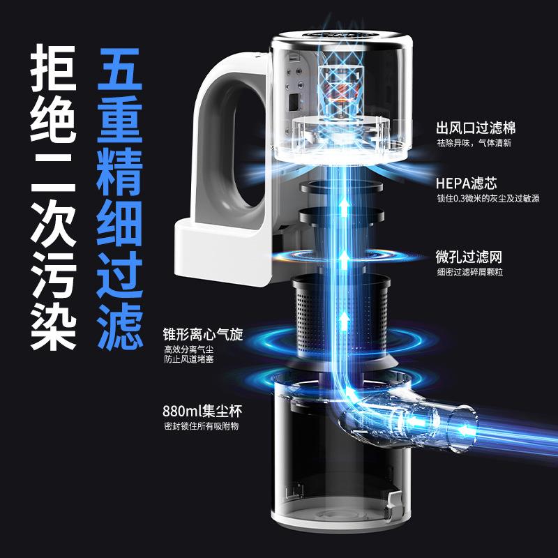 跨境无线吸尘器家用超强大吸力吸拖地一体机大功率手持除宠物猫毛