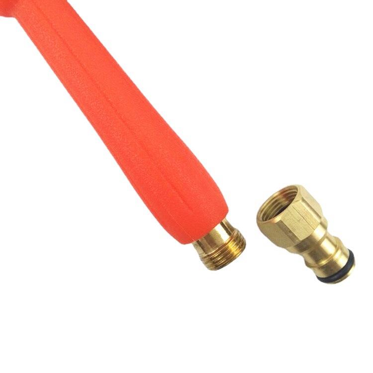 洗空调洗油烟机洗车全铜可调直喷水枪喷雾不锈钢免擦洗打药枪弯头