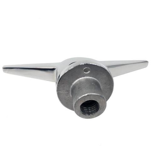 316不锈钢羊角索栓 6寸镶嵌 轻型锁栓 游艇船用渔船五金系船索栓